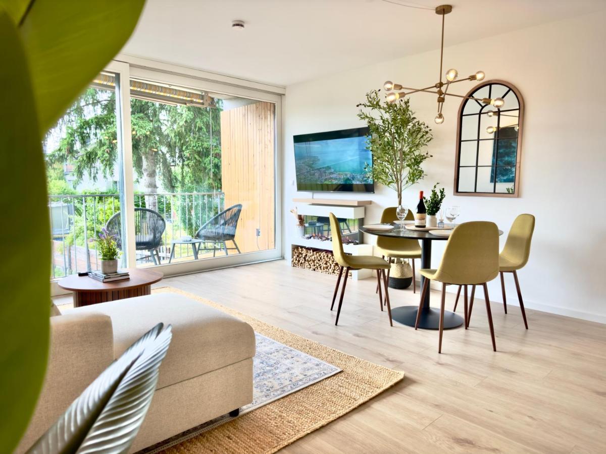 Flair Apartments Vorarlberg - Stilvolles Wohnen Nahe Bodensee & Alpen - Kueche, Balkon & Gratis Parkplatz Brégence Extérieur photo