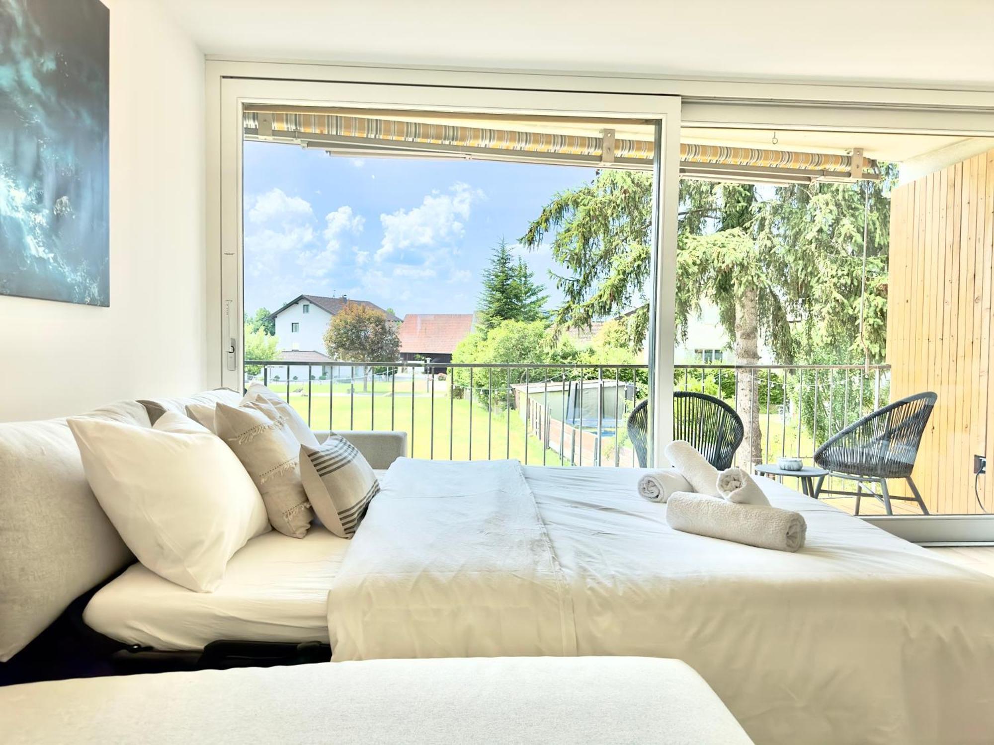 Flair Apartments Vorarlberg - Stilvolles Wohnen Nahe Bodensee & Alpen - Kueche, Balkon & Gratis Parkplatz Brégence Extérieur photo