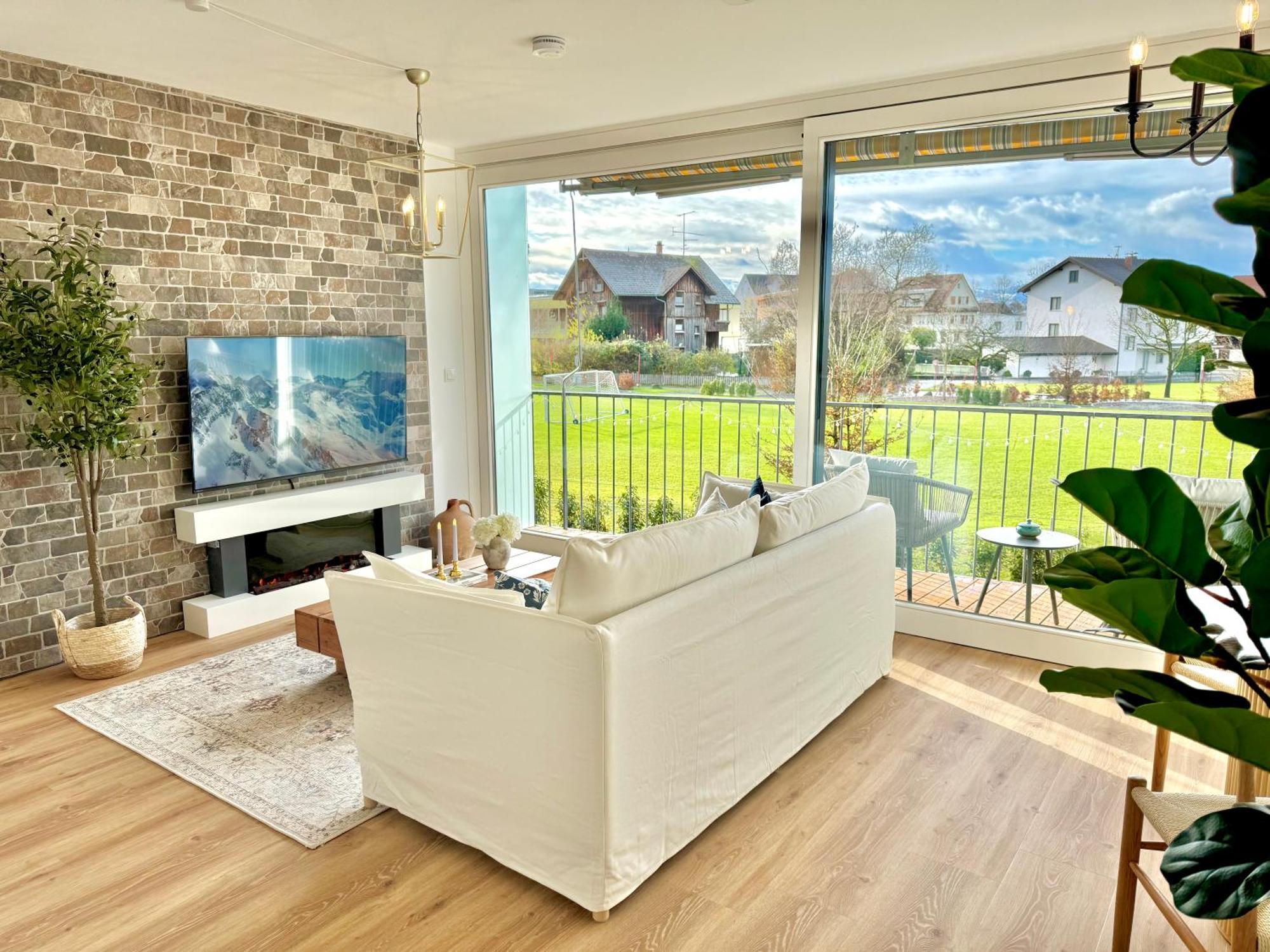 Flair Apartments Vorarlberg - Stilvolles Wohnen Nahe Bodensee & Alpen - Kueche, Balkon & Gratis Parkplatz Brégence Extérieur photo