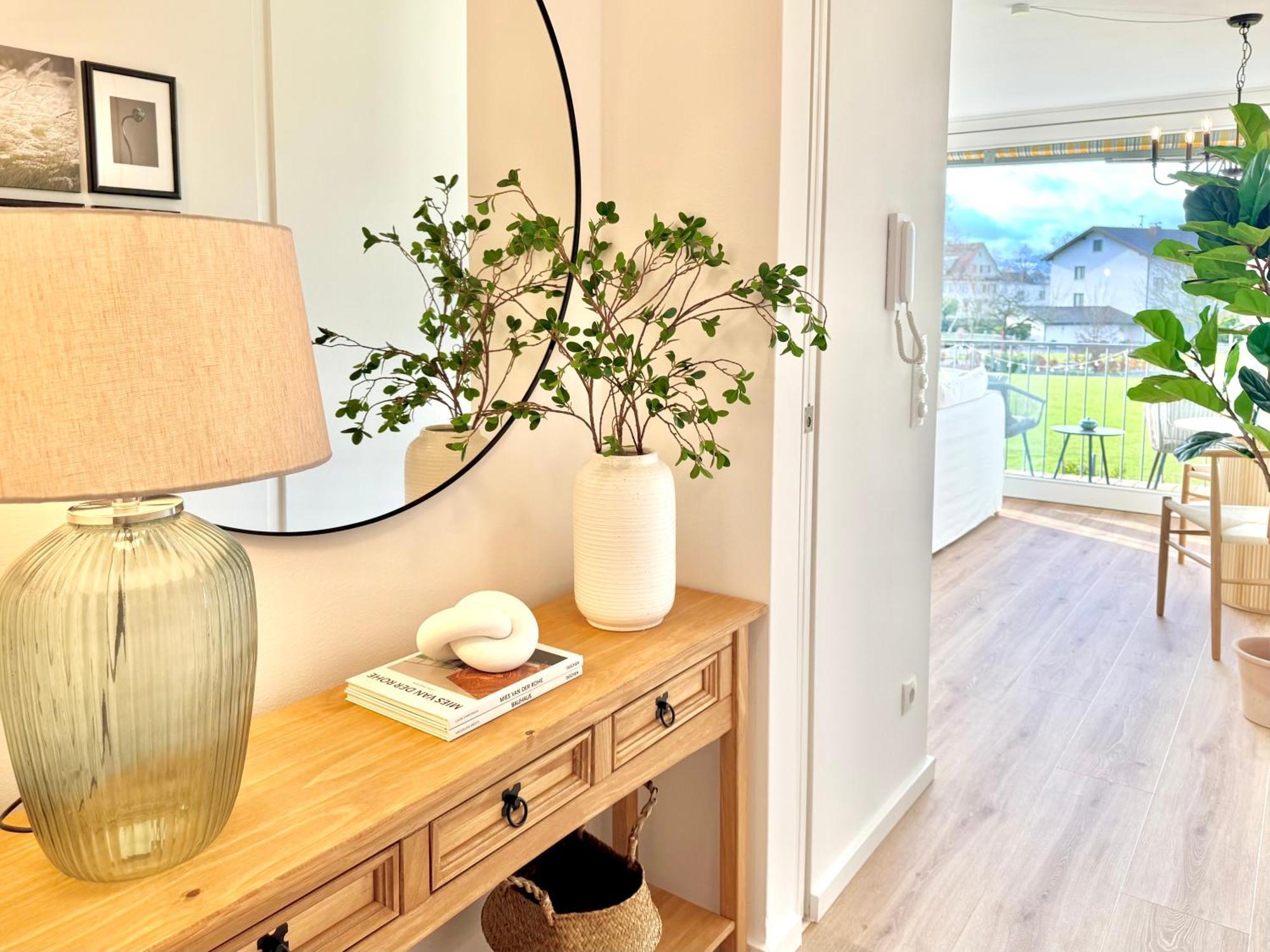 Flair Apartments Vorarlberg - Stilvolles Wohnen Nahe Bodensee & Alpen - Kueche, Balkon & Gratis Parkplatz Brégence Extérieur photo