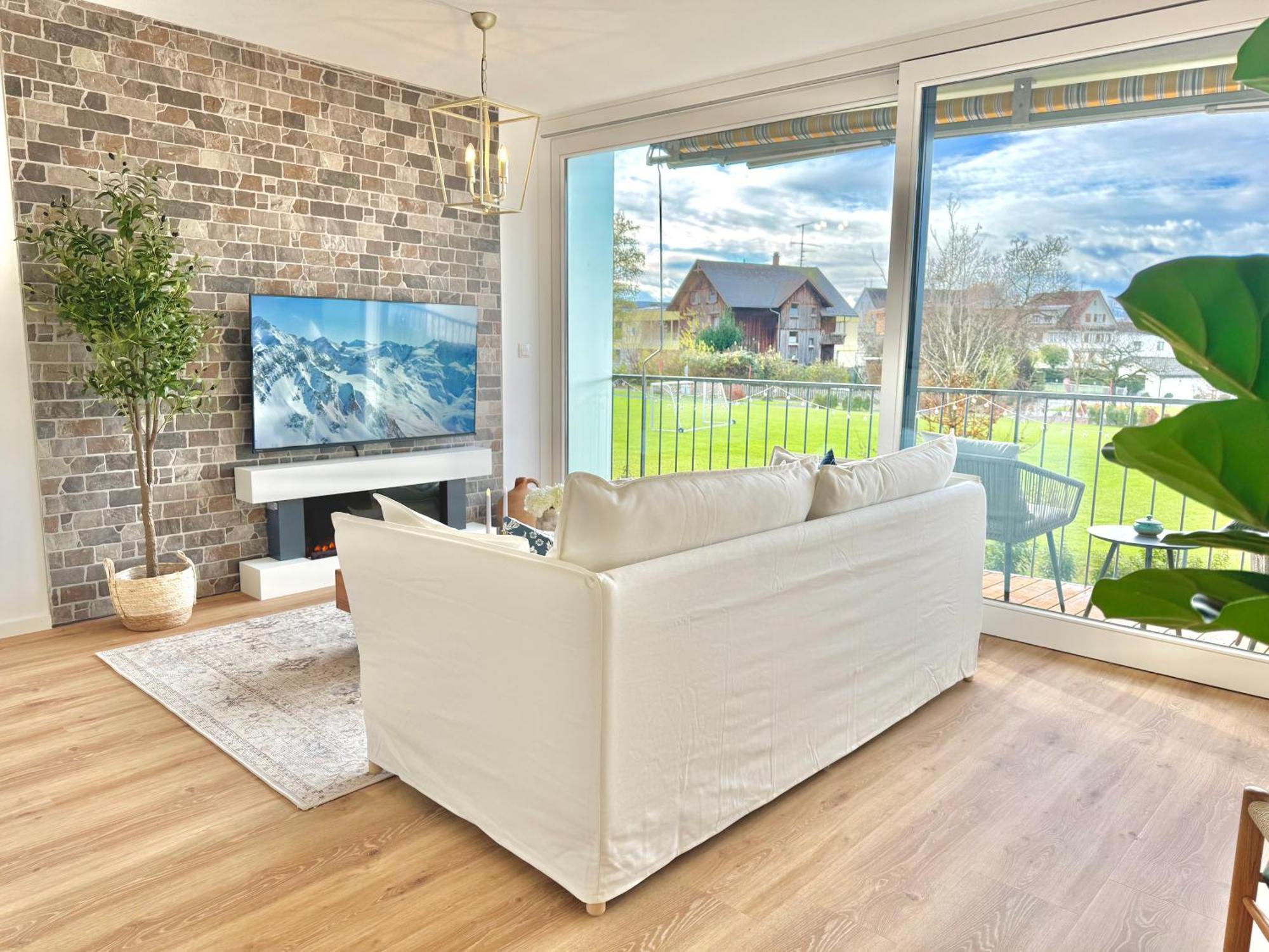 Flair Apartments Vorarlberg - Stilvolles Wohnen Nahe Bodensee & Alpen - Kueche, Balkon & Gratis Parkplatz Brégence Chambre photo